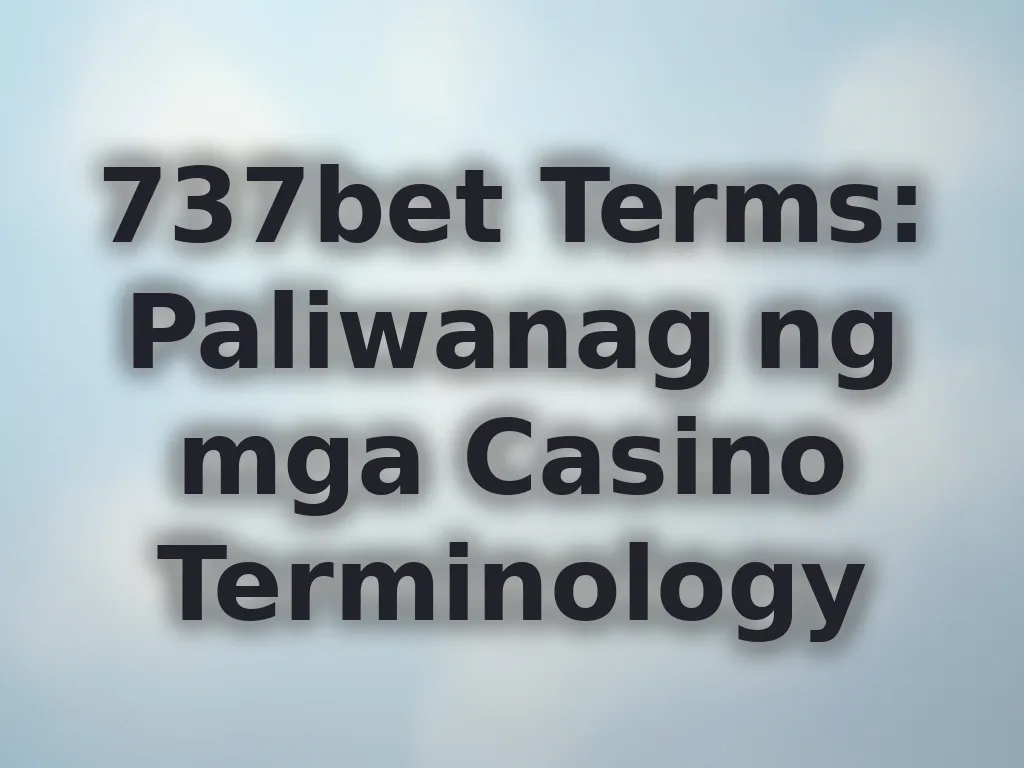 Casino Terms